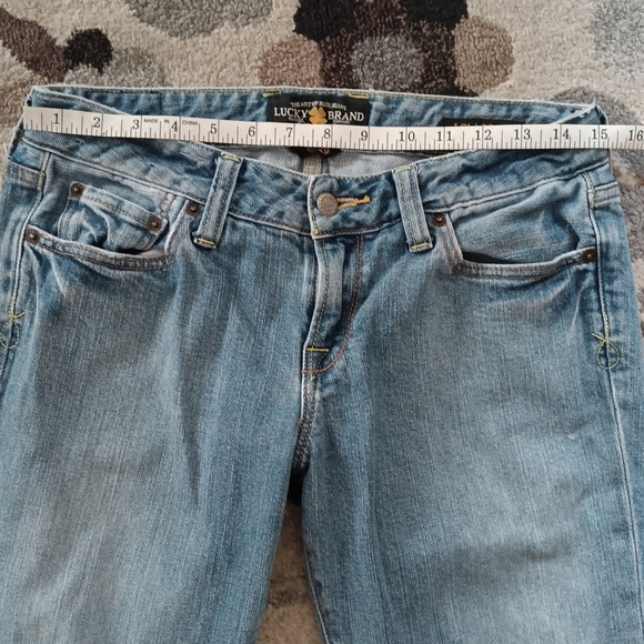 Lucky Brand Women's 8 / 29 (30x30) Lola Boot Cut Low Rise Blue Jeans Denim - Picture 13 of 13